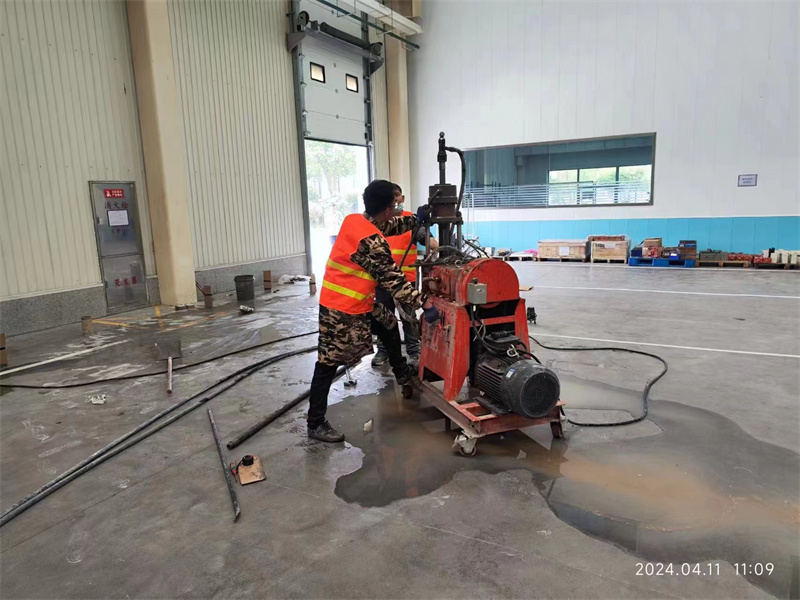 宁波厂房地面下沉塌陷注浆加固施工